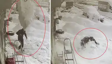 Doğu Anadolu'da Kar Kütlesi Kazası: İşçi Yaralandı